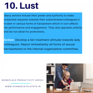 Lust at the workplace-Change Catalysts