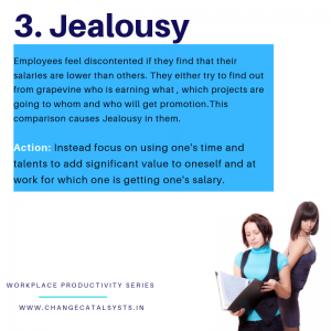 Jealousy at the workplace-Change Catalysts